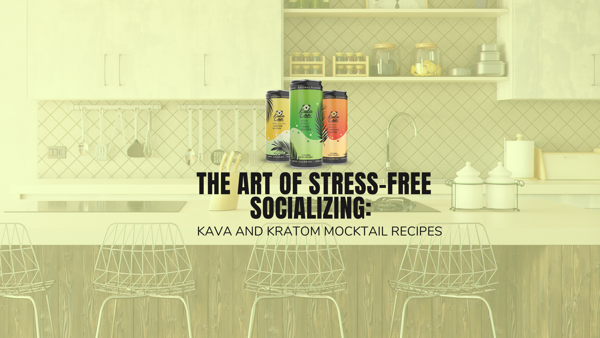The Art of Stress-Free Socializing: Kava and Kratom Mocktail Recipes