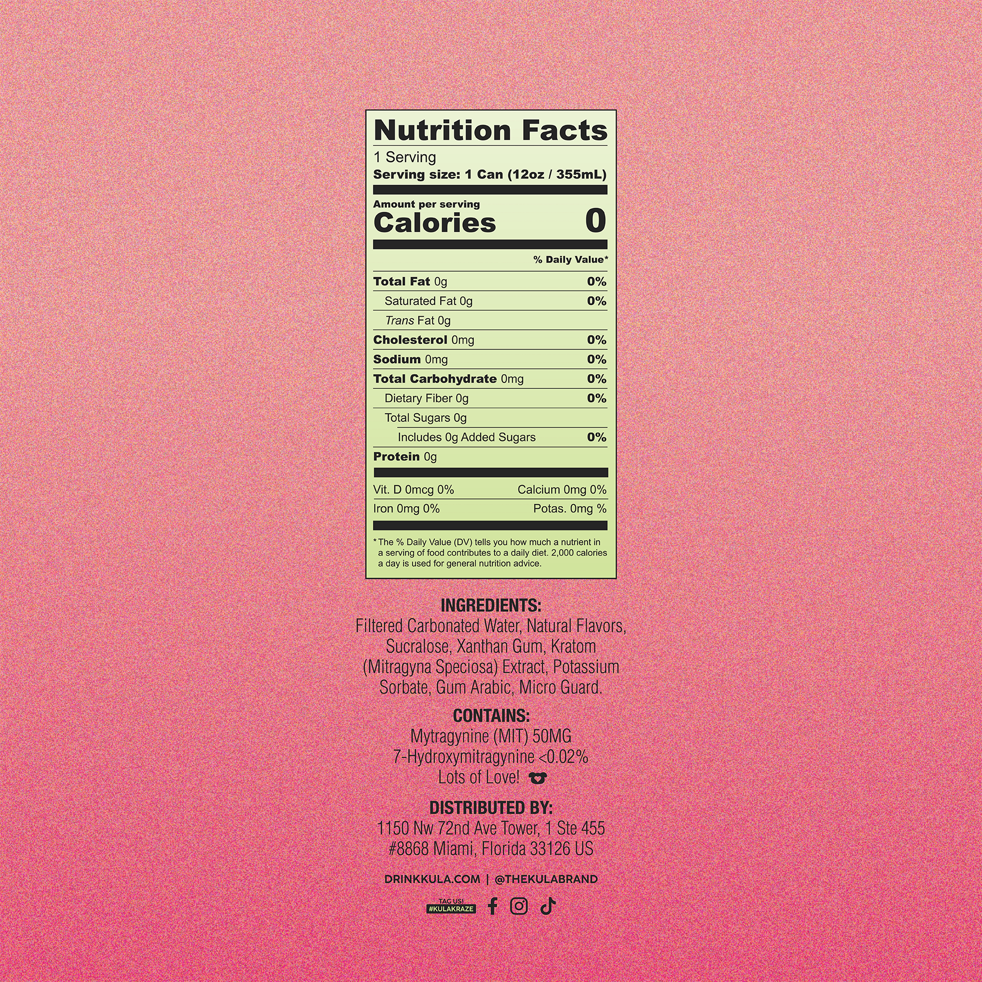 Kula Watermelon Lime Seltzer - 12oz Can