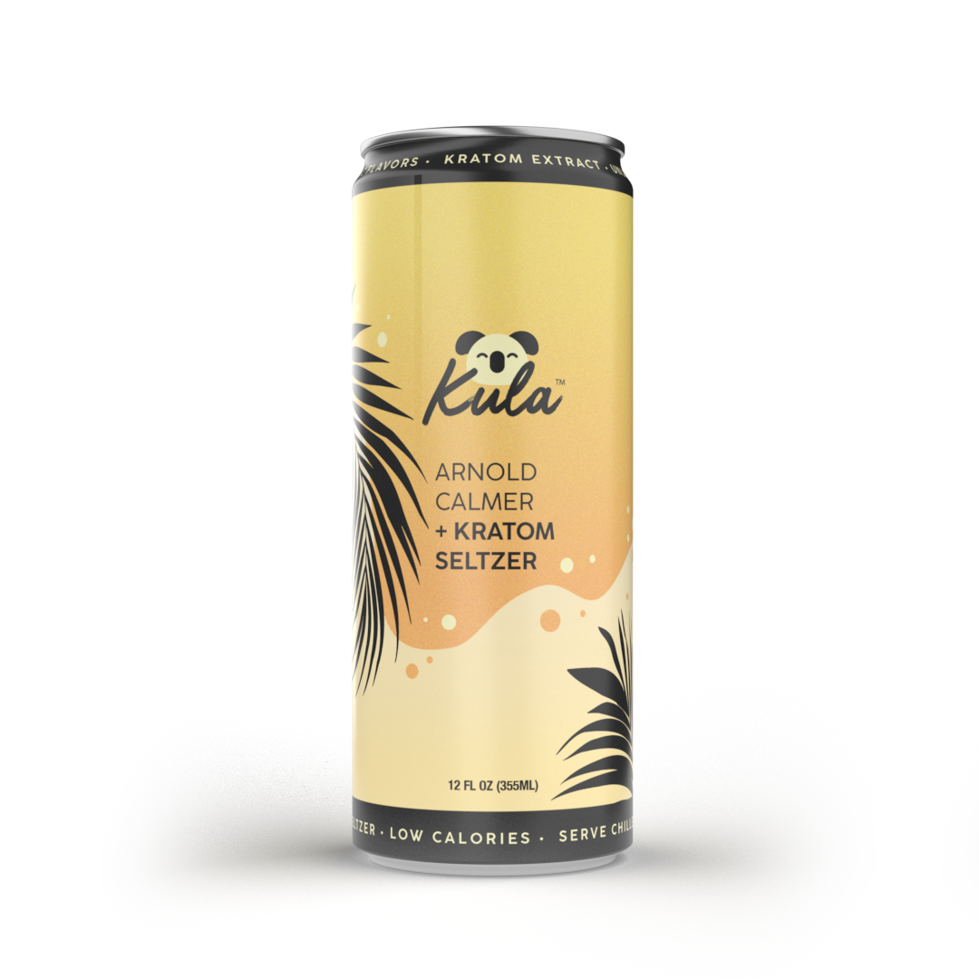 Kula Apple Sour Kava Seltzer - 12oz Can